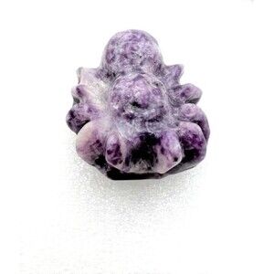 Lepidolite Spider Carving